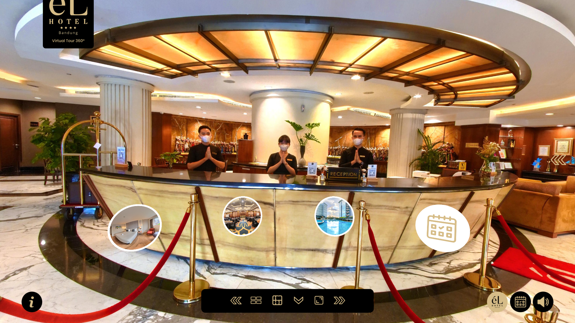 éL Hotel Bandung — Virtual Tour 360°
