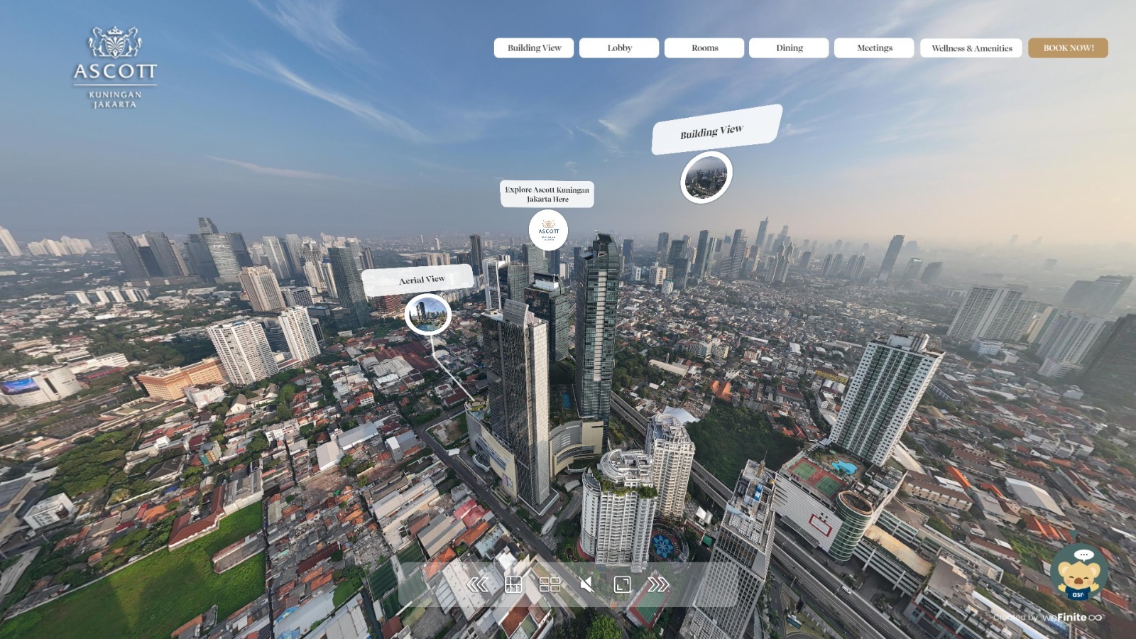 Ascott Kuningan Jakarta — Virtual Hotel Tour 360°